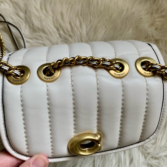 Coach Madison 18 Quilted Leather Convertible Backpack - Picture 11 of 16